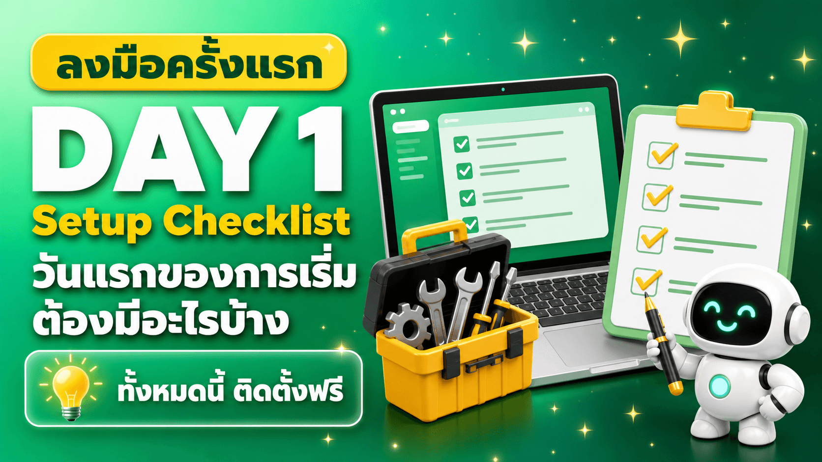 เริ่มวันแรก ต้องมีอะไรบ้าง