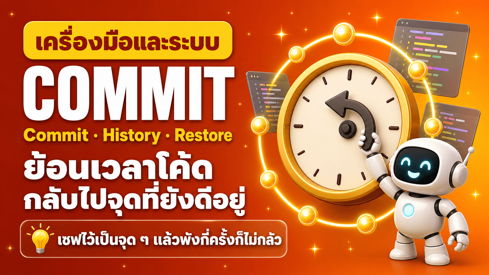 ย้อนเวลาโค้ดด้วย Git