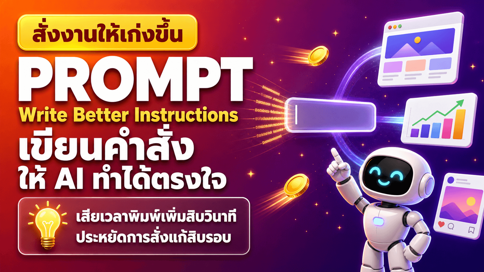 เขียนคำสั่งให้ AI ทำได้ตรงใจ