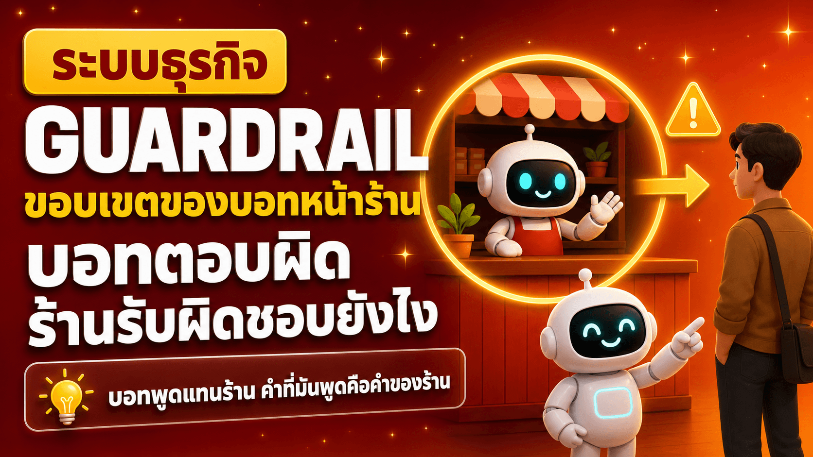 บอทตอบผิด ร้านรับผิดชอบยังไง