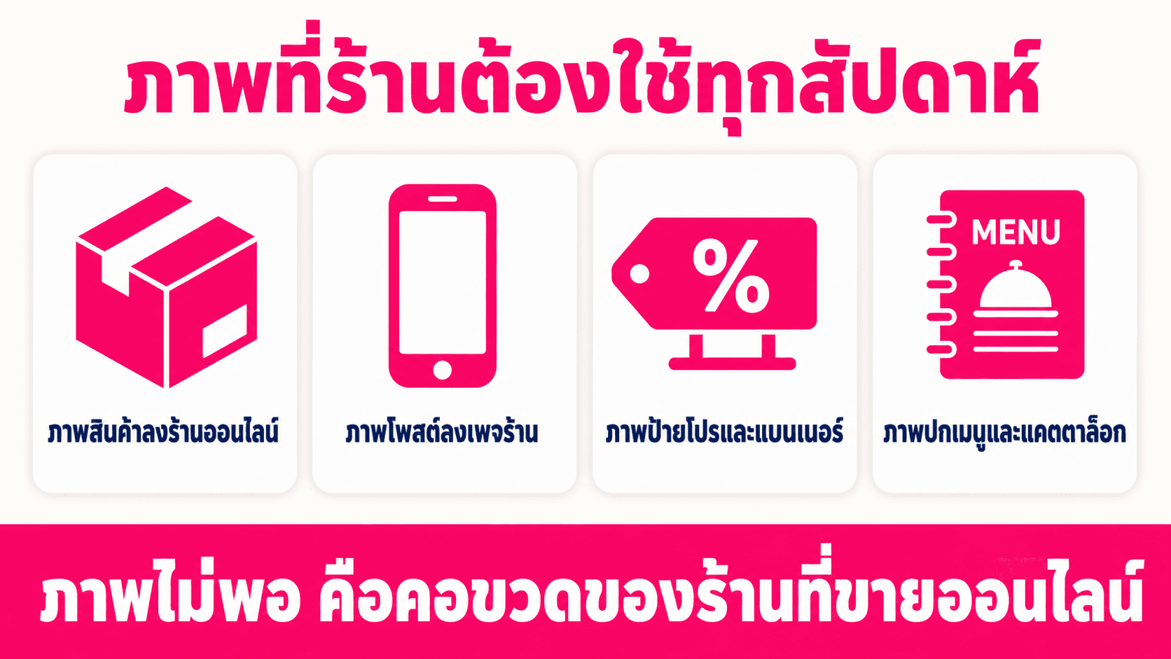 ให้ AI ทำภาพให้ร้าน — สไลด์ 2