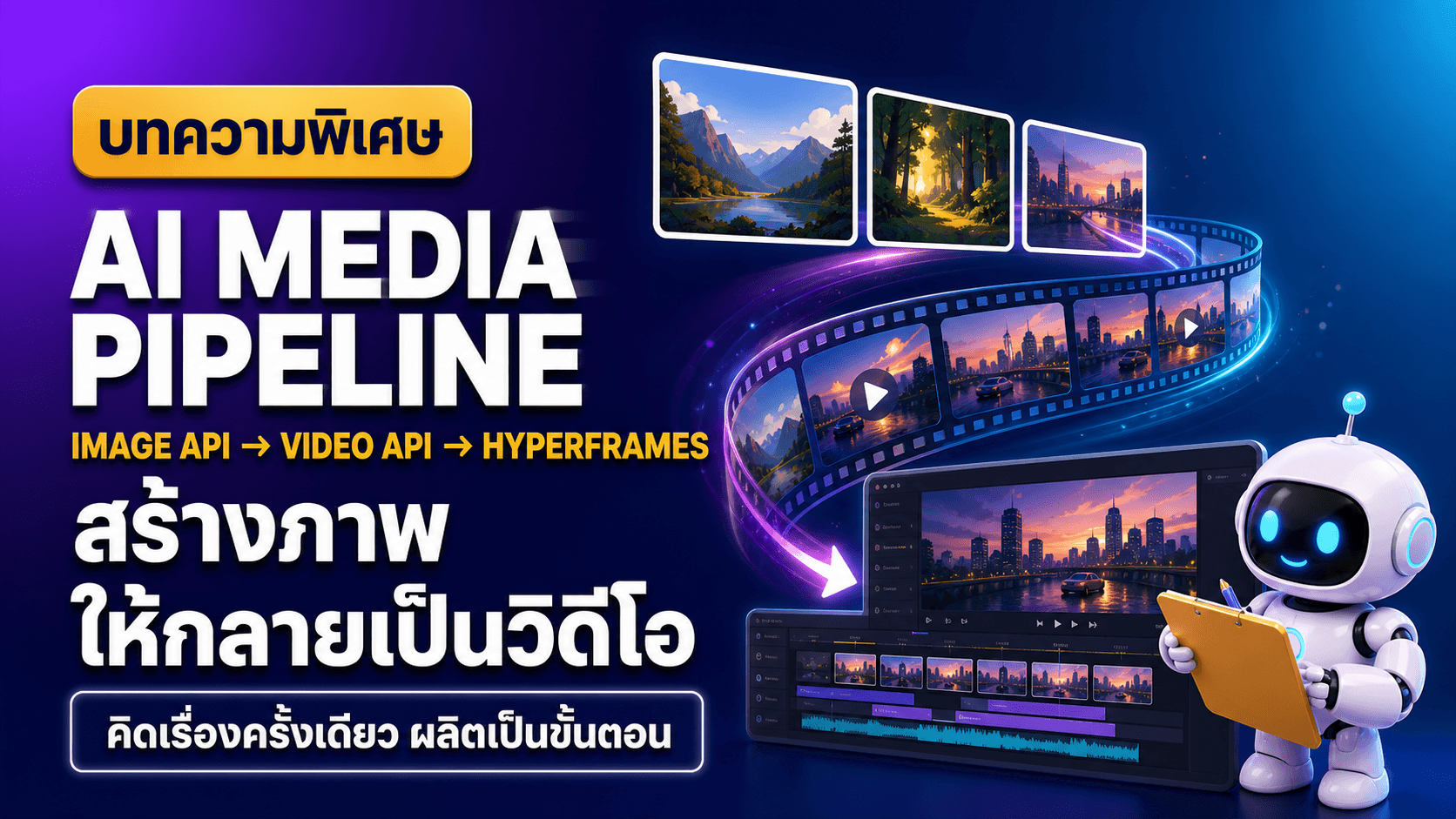 สร้างภาพและวิดีโอผ่าน API